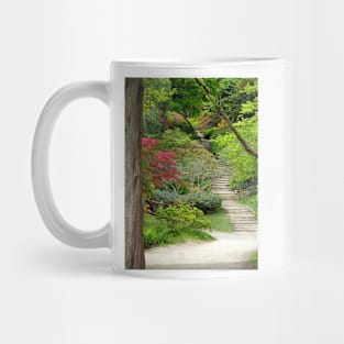 Steps on a footpath Mug